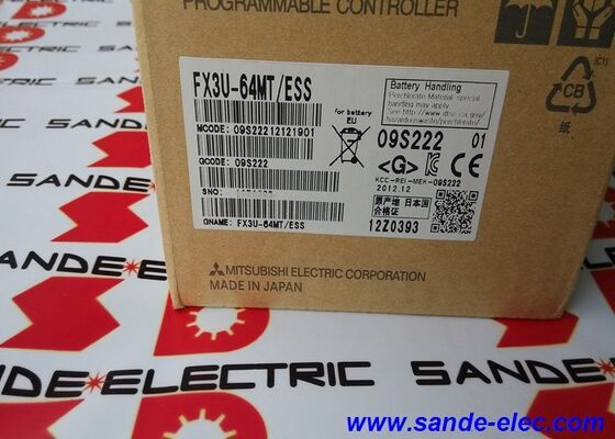 Mitsubishi FX3U-64MT/ESS Base Unit Ac 100-240v 32 Input Dc 24v 32 Transisto