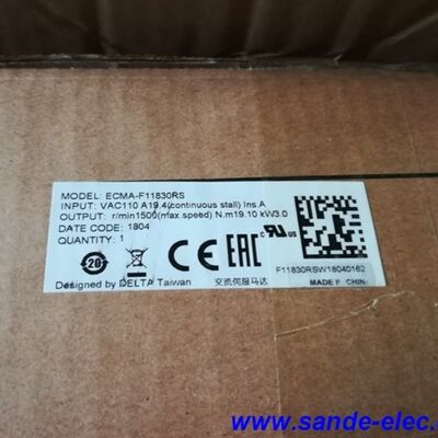 Kit driver motor servo AC Delta ECMA-F11830RS 3,0kw 1500rpm 19,1Nm