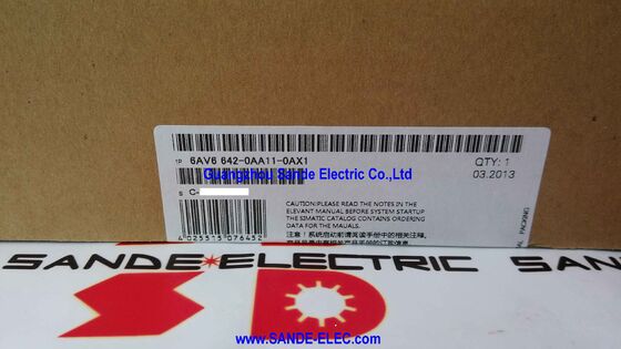 SIMATIC TOUCH PANEL 6AV6642-0AA11-0AX1 6AV6 642-0AA11-0AX1 6AV6642-OAA11-OAX1