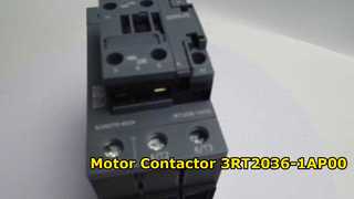 Video demonstrasi Produk Kontaktor Daya SIRIUS Siemens 3RT2036-1AP00